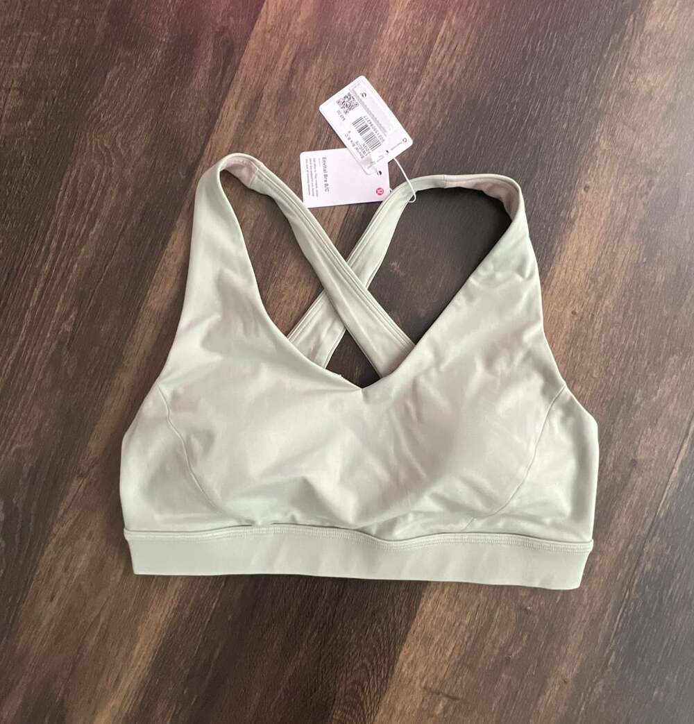 Lululemon Envital Bra B/C Fog/ Mint color Size 6